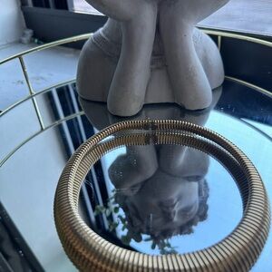 Elegant Gold Decorative Mirror Tray